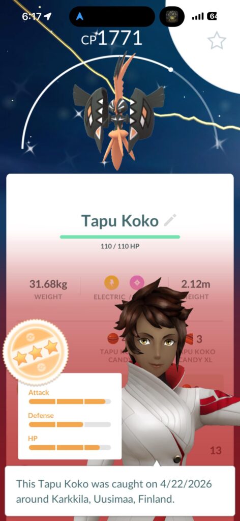 Yay shiny Tapu!