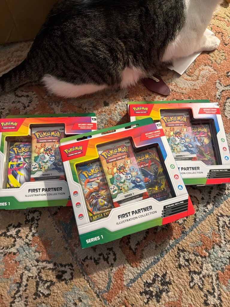 Received 3 first partner illustration collections due to a shipping error and pulled the full set!