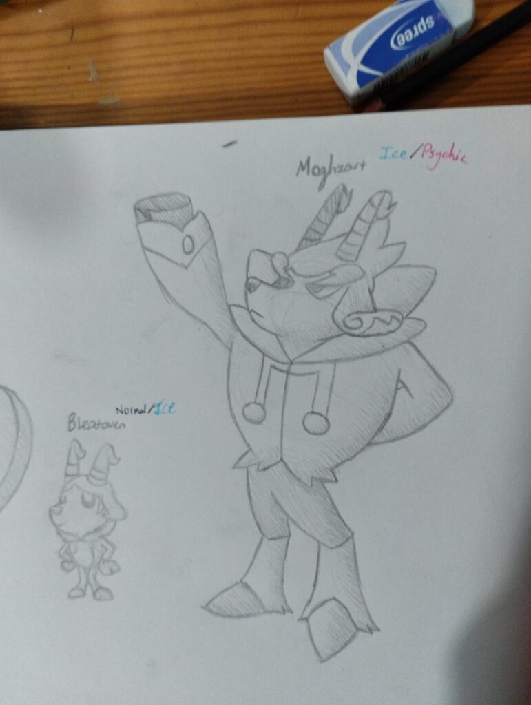 Here's some fakemon concept art!