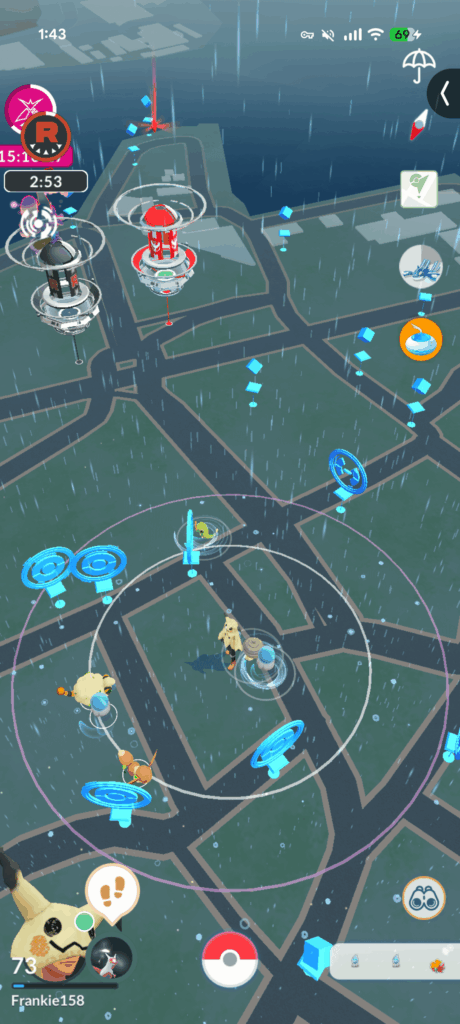 How many stops do you have in reach from your house?