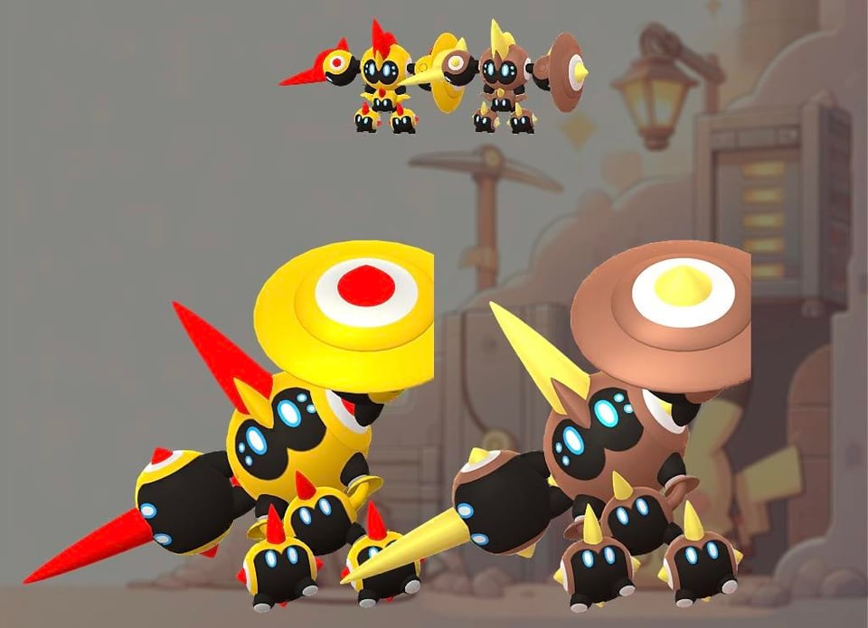 Assets for the Kanto starter evolutions wearing Pikachu visors and Mega Falinks have been added
