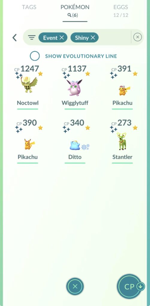 I’m curious what kinds of event shinys everyone has
