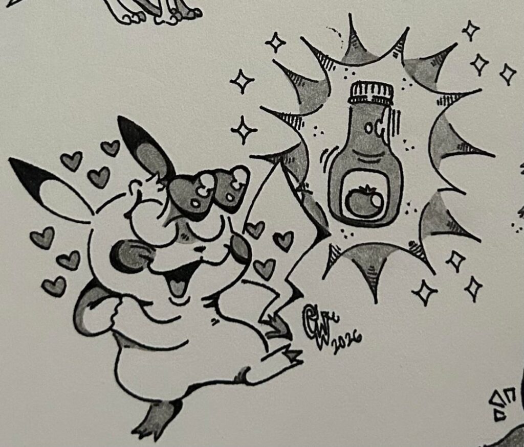 His one true love!(my art)