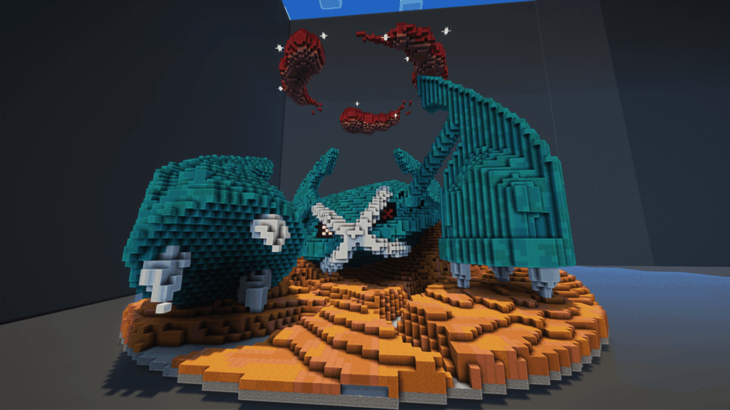 Dynamax Metagross (First time making pokemon in minecraft what ya think)