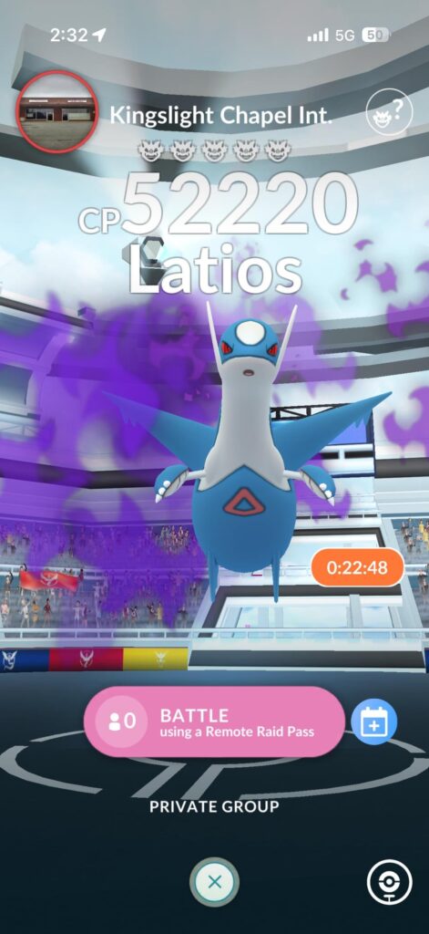 NEED HELP ASAP WITH LATIOS