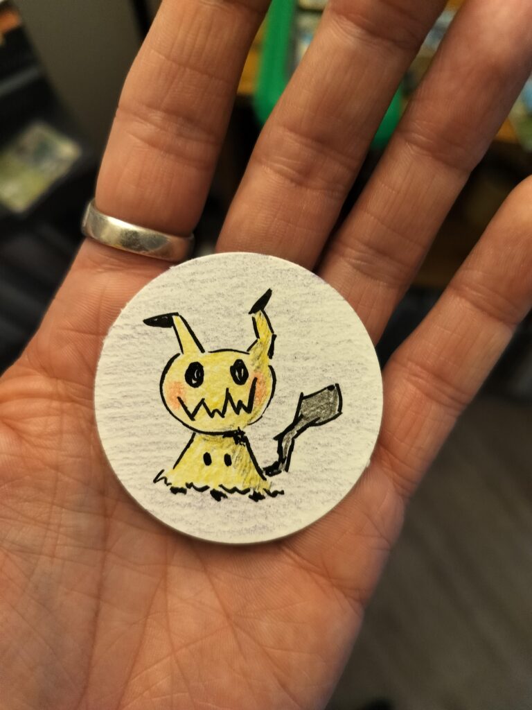 A little Mimikyu doodle to celebrate their release in POGO.