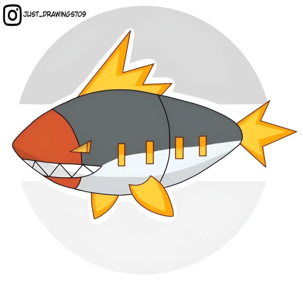 Sharsile: The Missile Pokemon (Redesign)