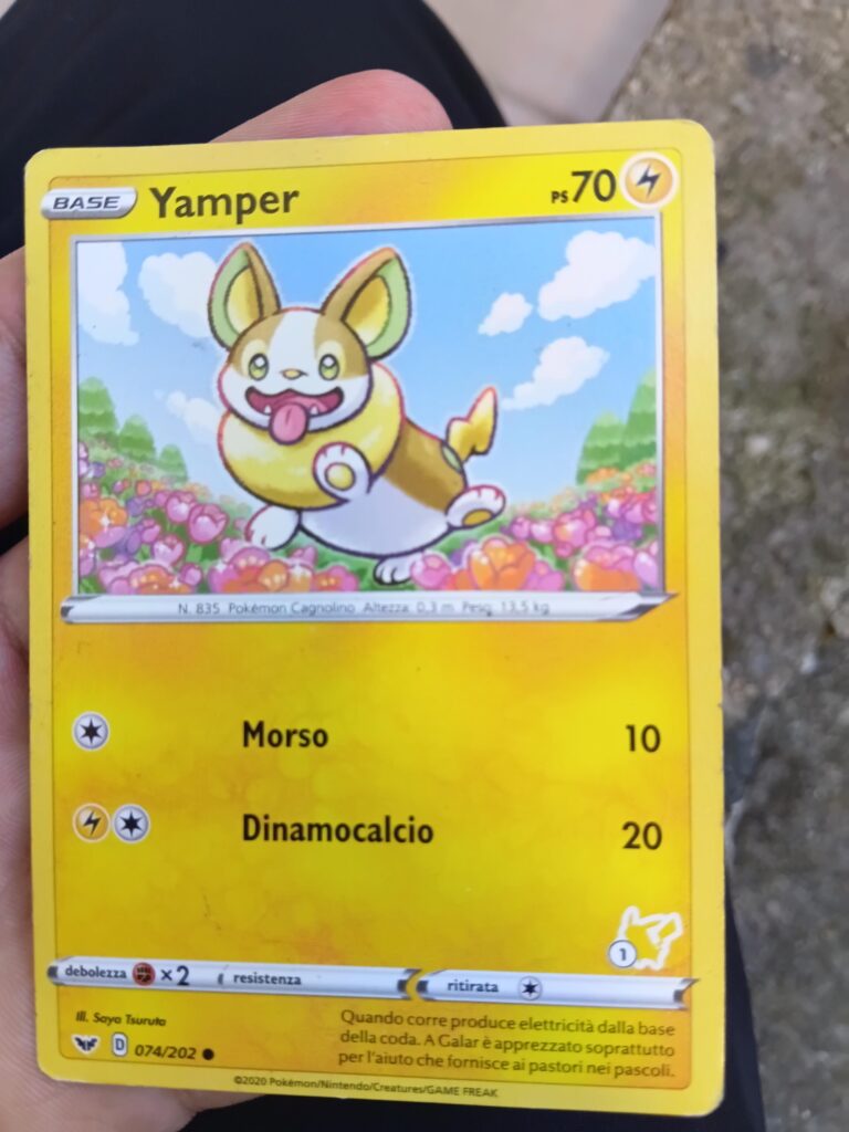 Alguém sabe o que significa esse contorno de picachu com n° 1?