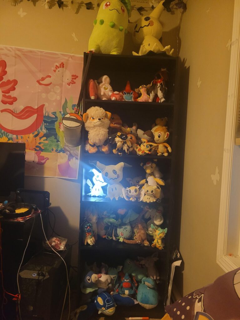 I color coordinated my plushies!