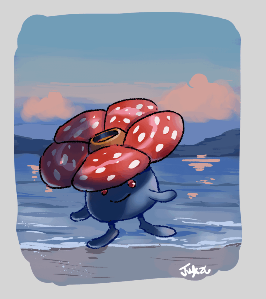 [OC] Trio Pokemons - Oddish, Vuleplume and Jigglypuff