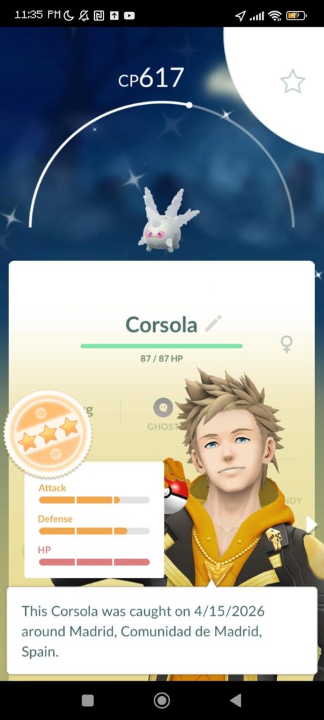 Corsola Shinyyyy!!