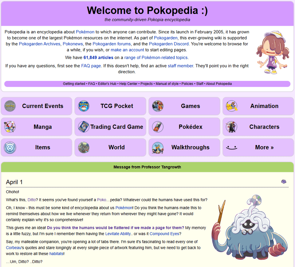 Ohoho! Bulbapedia has become Pokopedia!