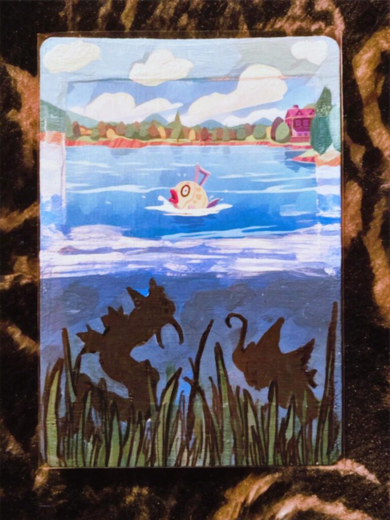 (OC) Feebas Card Painting