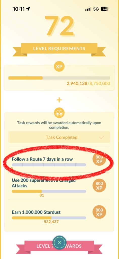 Seeking advice for route task