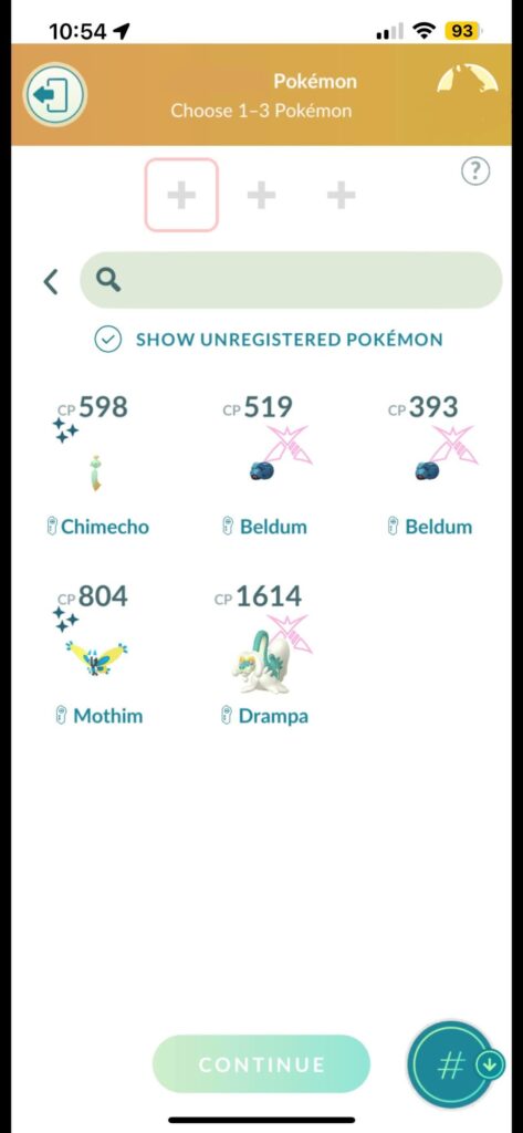 Why does Remote Trade say Beldum and Drampa are unregistered?