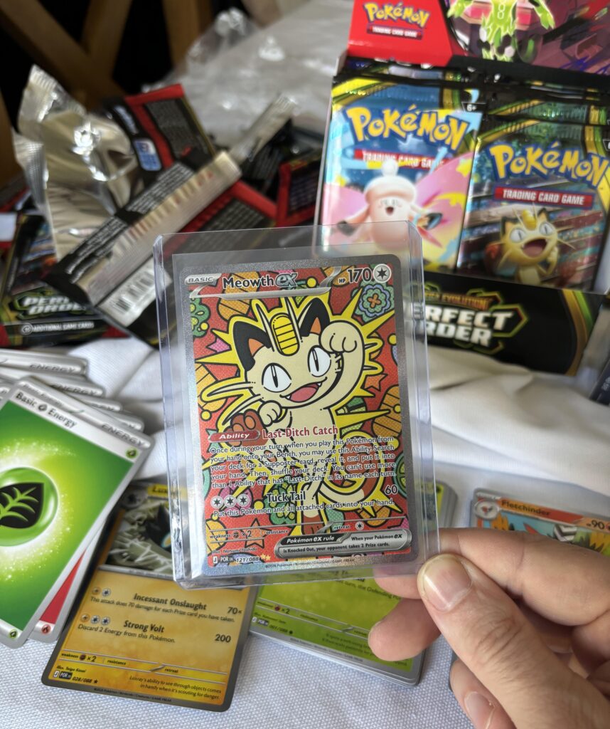 Finally got a booster box at retail from PC after months of trying - Managed to hit my chase 16 packs in! 😄 Guess it really was a “perfect order” 😅