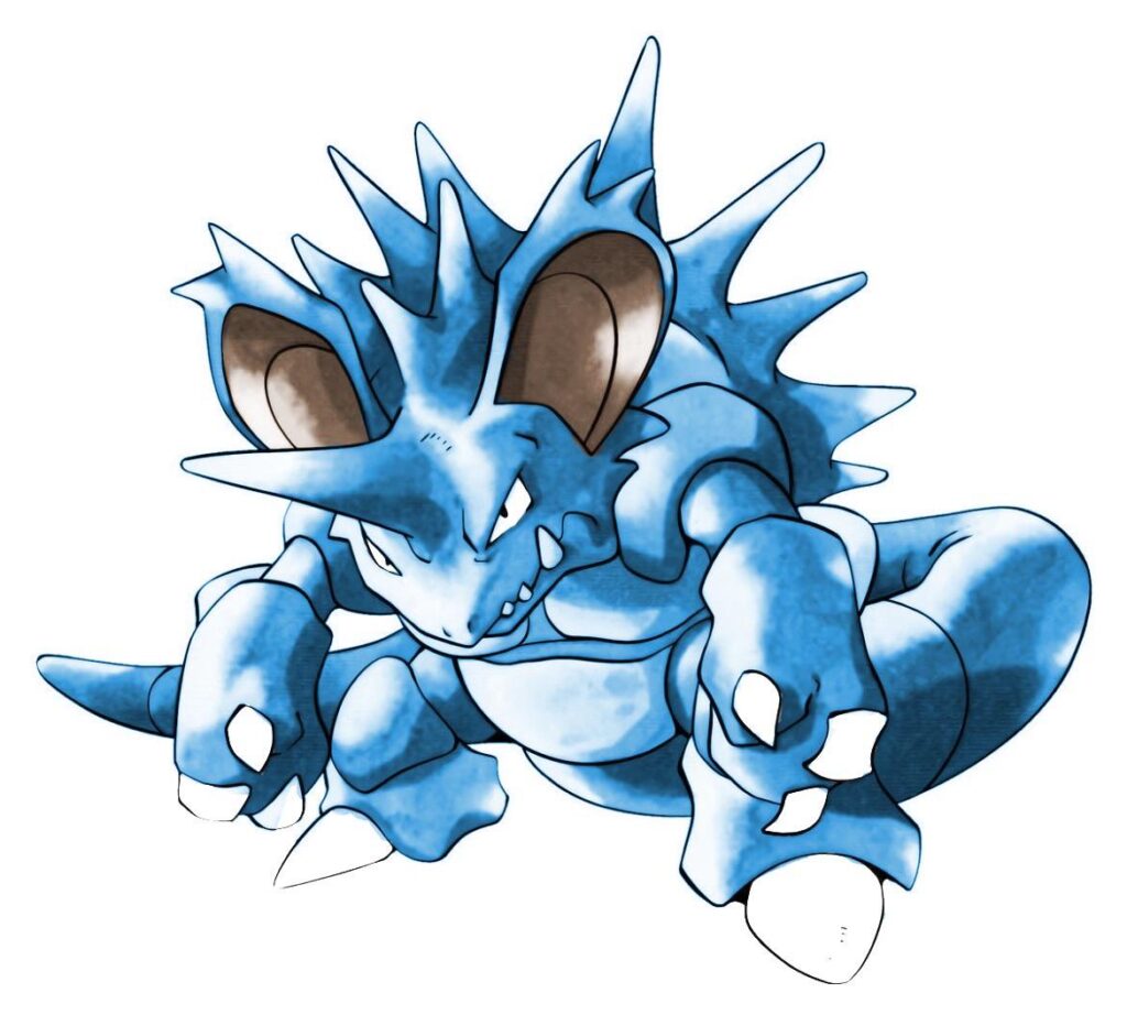 Gen 1 shiny nidoking sprite