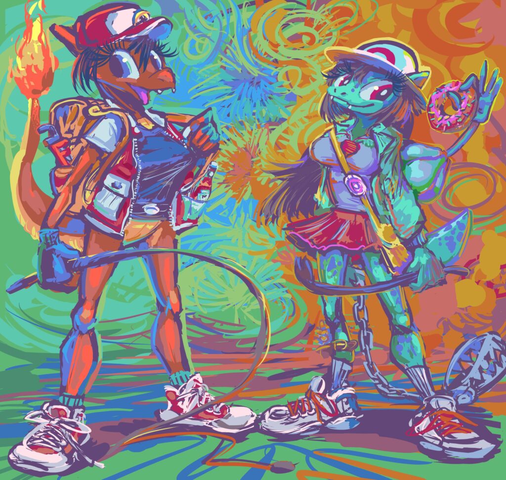 dorkemon (i drew it)