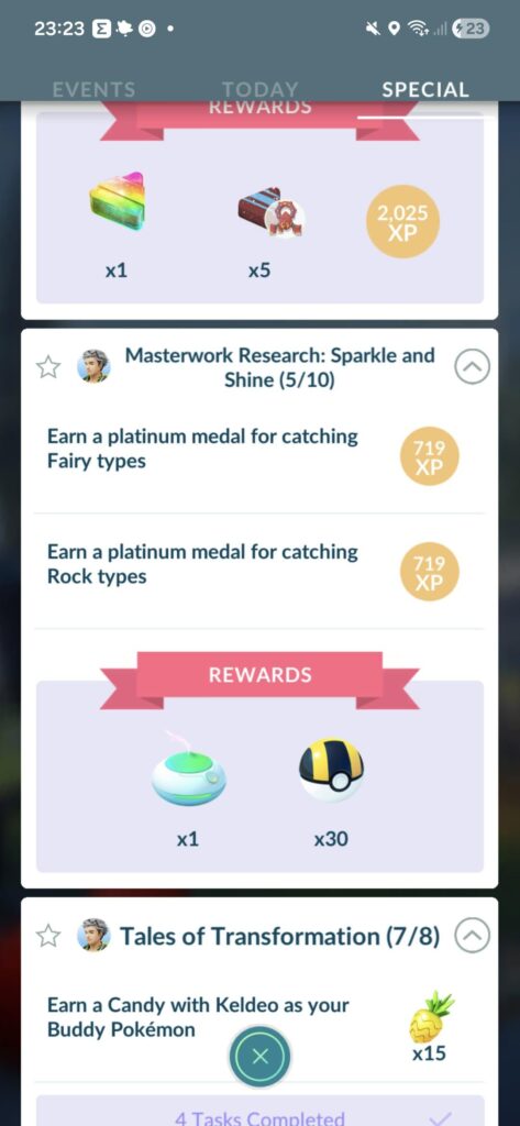 Just finished stage 4/10 for the shiny Diancee