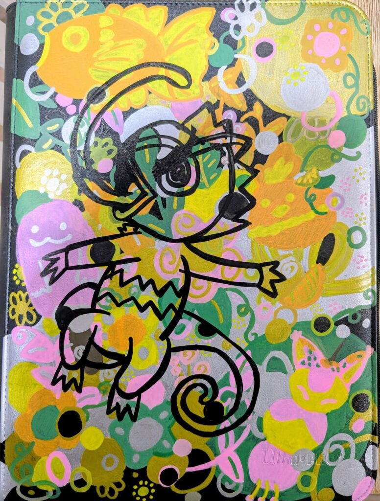 Got my first binder and painted it up with a cute Kecleon