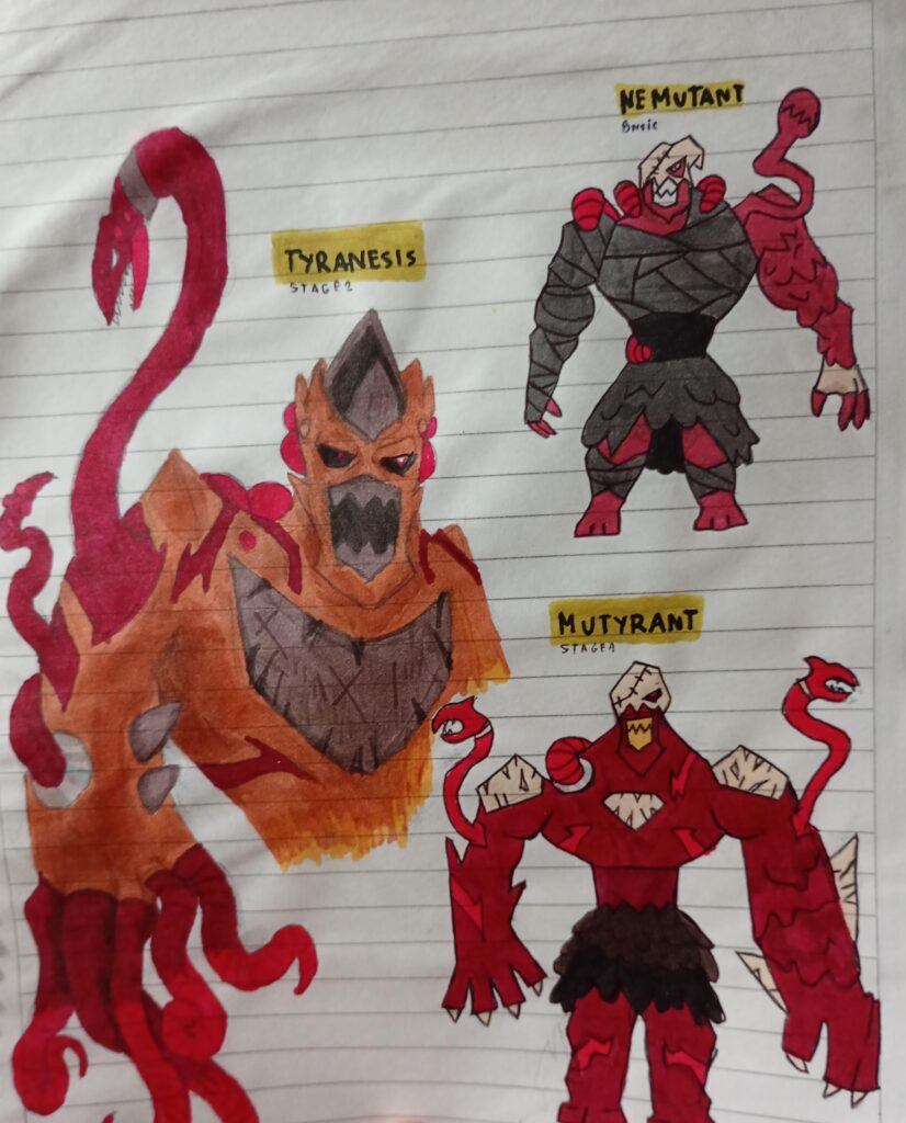 I made a Pokémon based on Nemesis (re3) and I need some help..