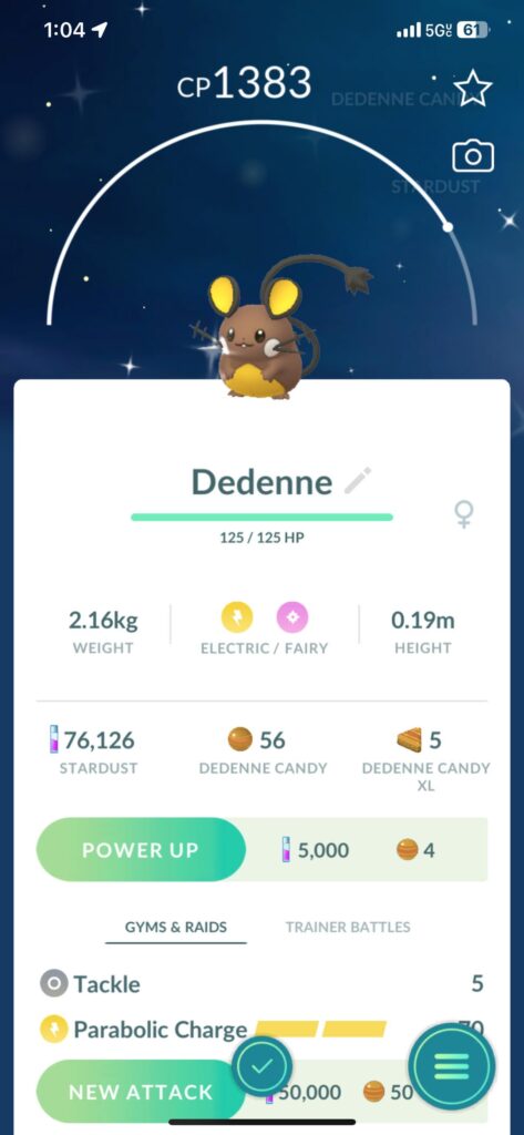 Random caught let’s go