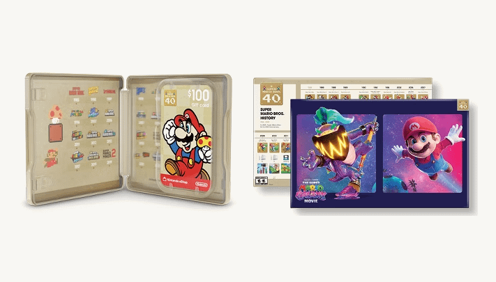 Target celebrates Mario's 40th anniversary with a $100 collectible gift-card and poster
