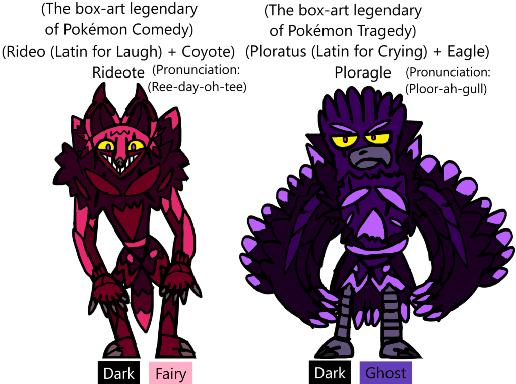 The Box-Art legendaries of my California based Pokémon region.