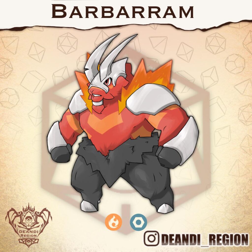 Fire starter final evo for my dnd based pokemon region