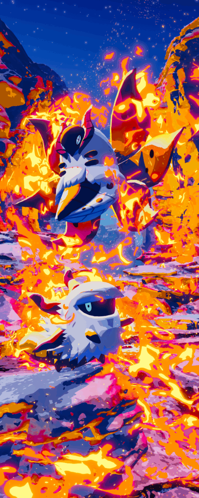 Larvesta & Volcarona Art V2 [OC]