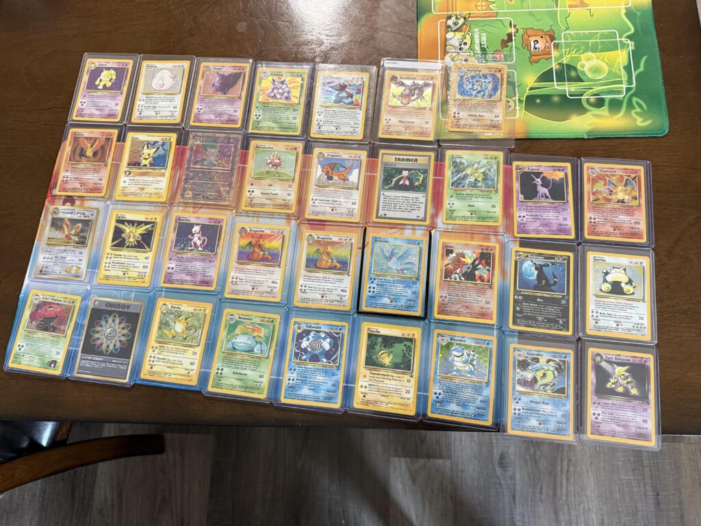 My buddy found his childhood binder recently. Helped him understand how to search prices and got most of the bigger ones in top loaders.