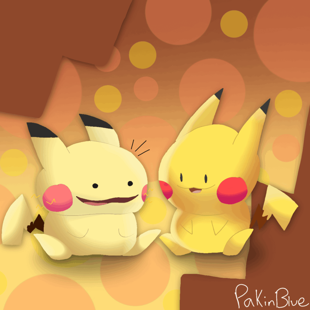 [OC] Pikachu and Dittochu