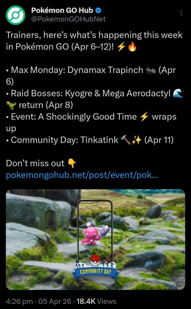 This week in PokemonGo☺️👍