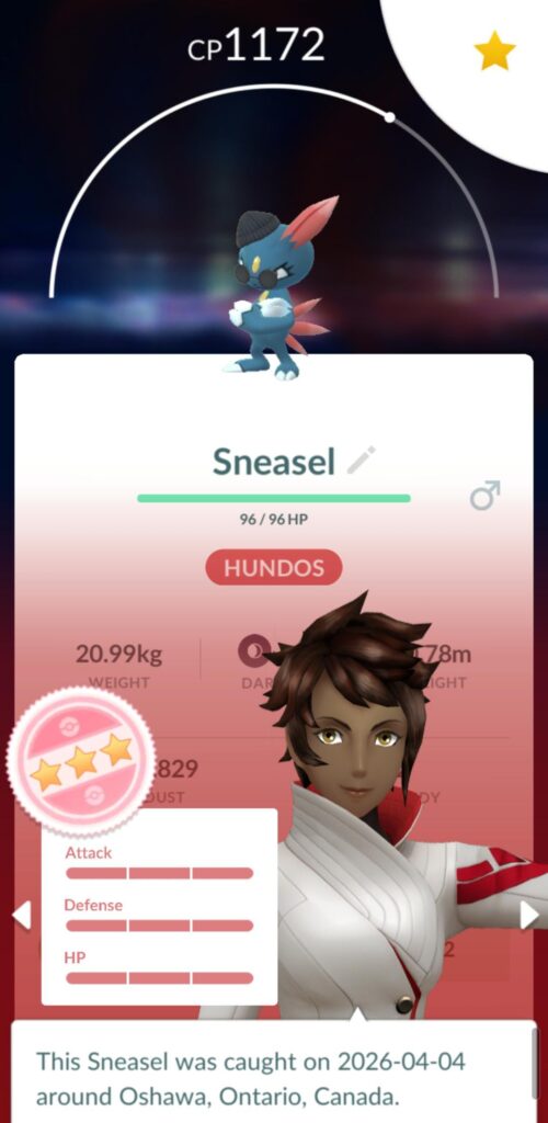 Hundo fashion Sneasel
