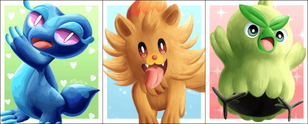 (Fanart) Winds and Waves' starters