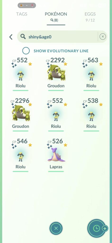 A couple of yellow shinys today