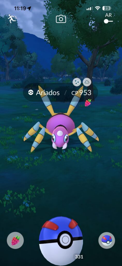 Thought you can only catch raid/ evolution Shiny in the wild? But this showed up!