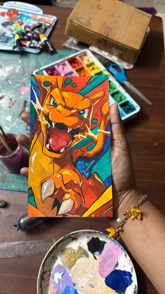 Do you like my Charizard Painting?