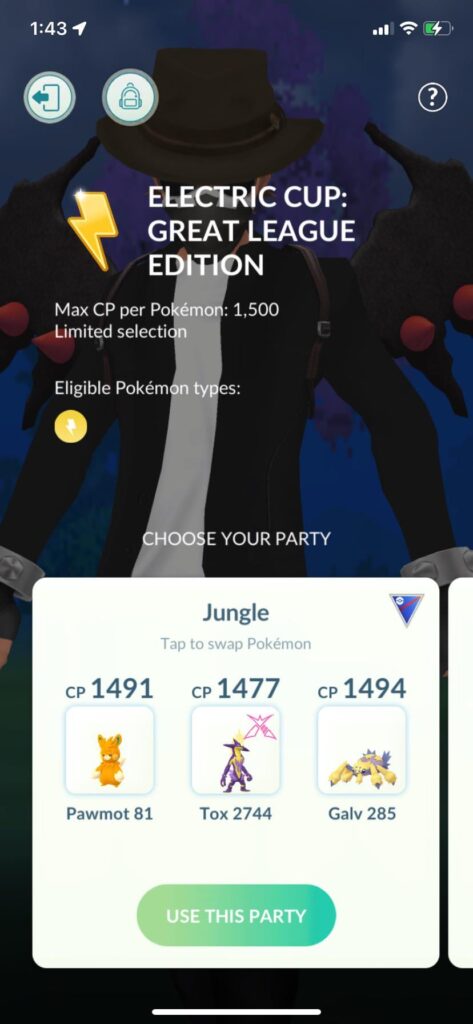 Electric cup domination