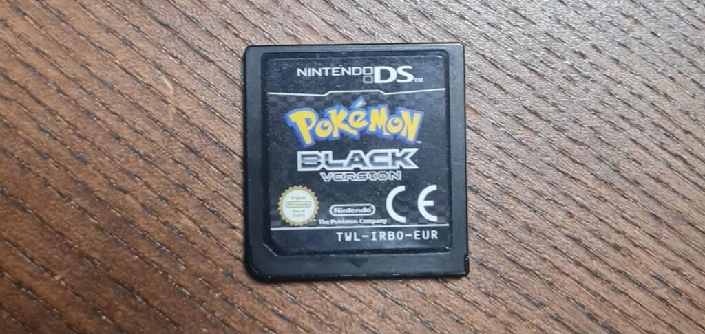 Recently i bought a used version of Pokémon Black and this was on it. Sorry for the bad quality.