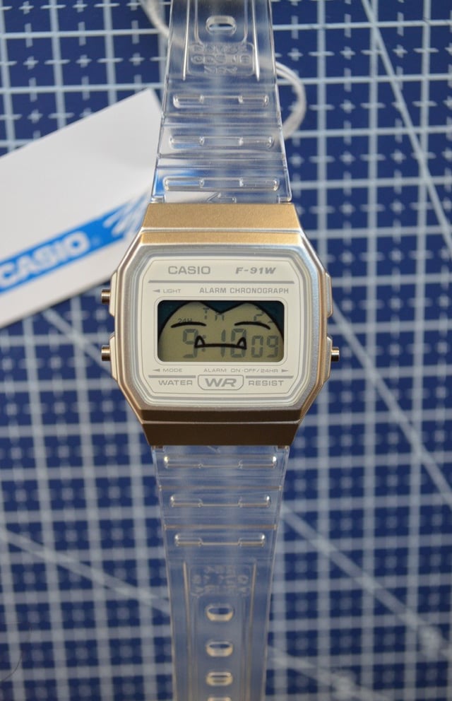My Pokemon themed Casio F-91W watch modifications