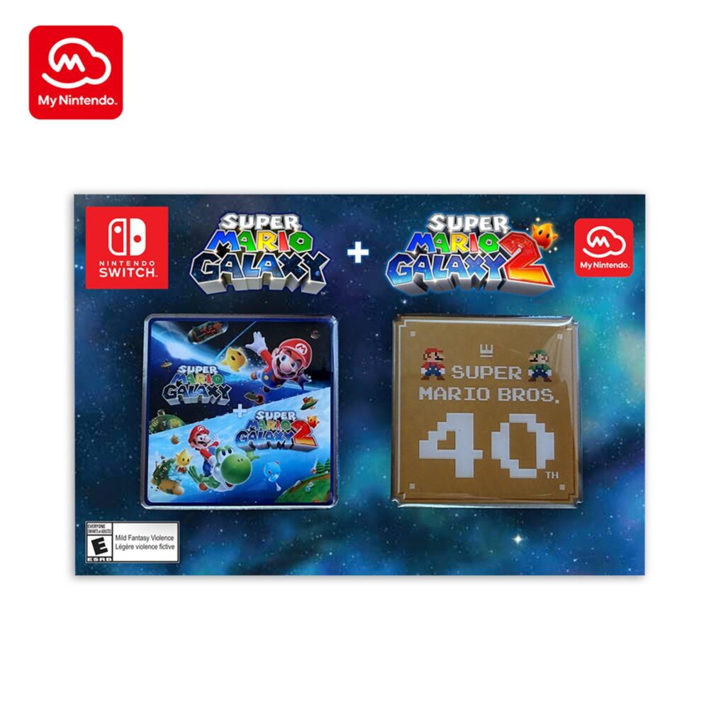 Super Mario 40th Anniversary Pin Back in Stock, For Now