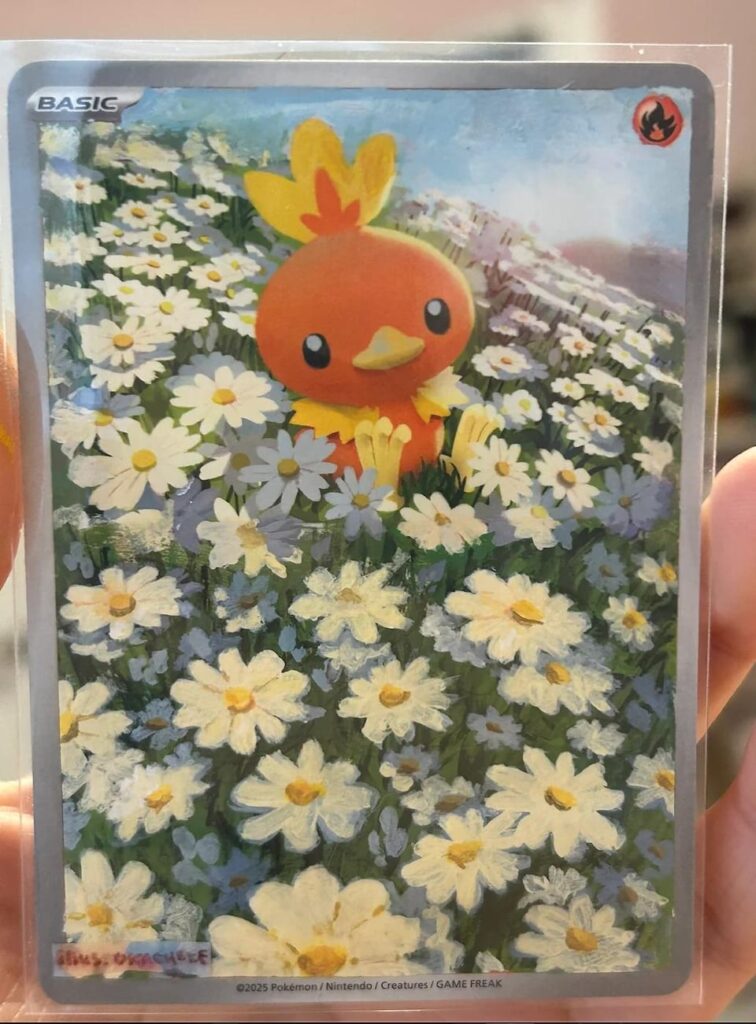 Torchic fullart :3 - base card by okacheke