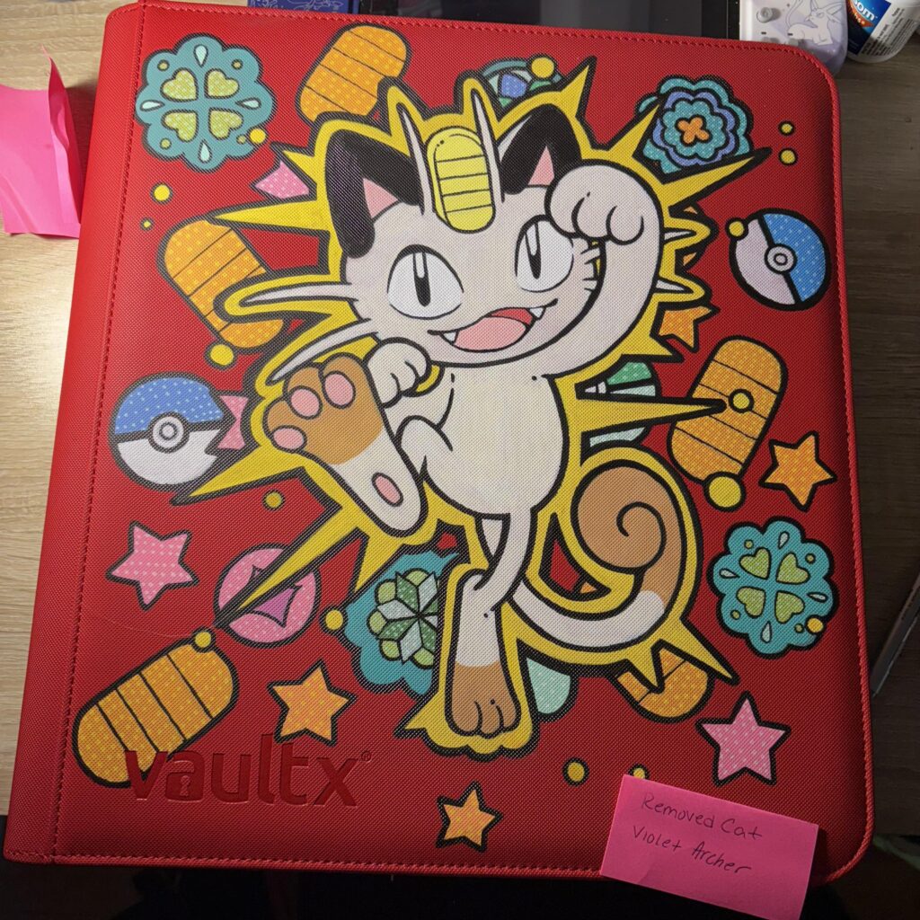 First ever custom Pokemon binder!