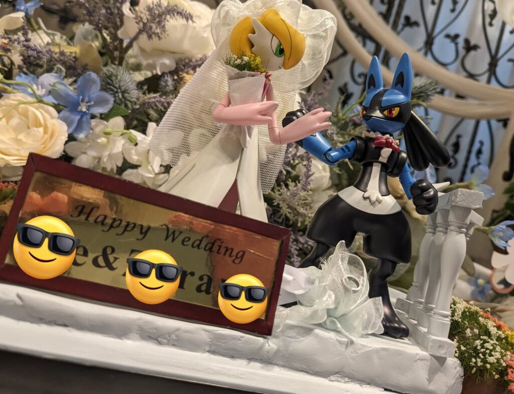 Wedding Diorama (Lucario & Gardevoir )