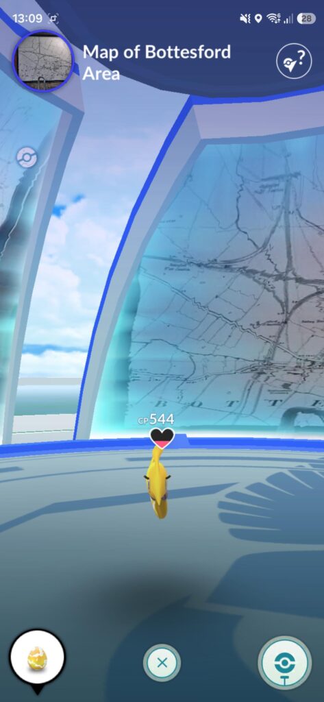 Can't feed my pokemon in gym