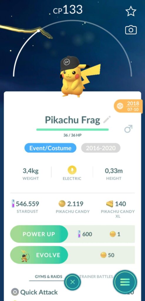 Regarding Costume Pikachu