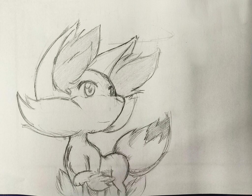 [OC] Sketch: Fennekin