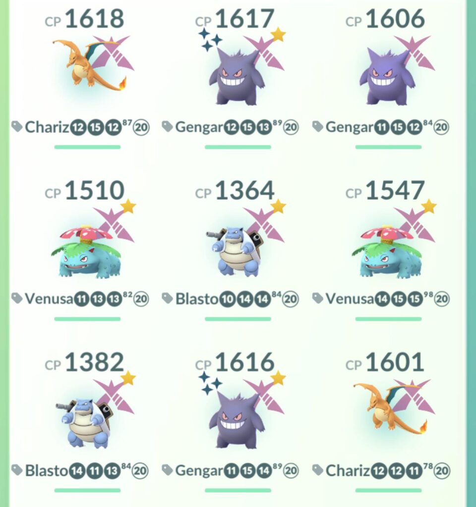 I wish they coulda all been shiny but happy nonetheless 😅