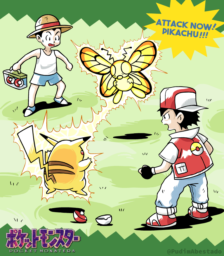 [OC] Pocket Monster Battle at Viridian Forest
